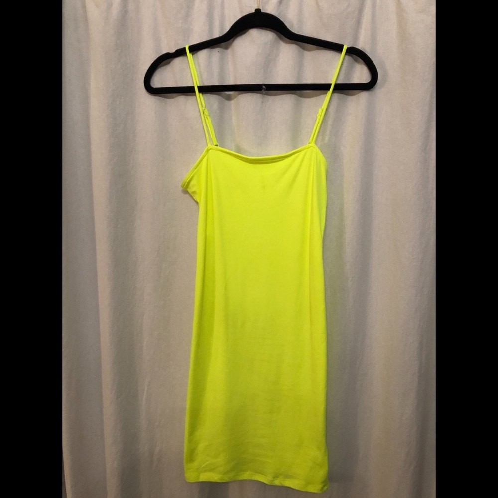 Neon mini dress